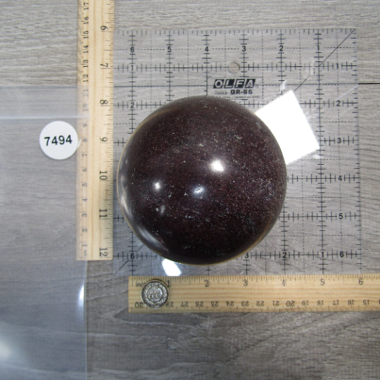 Garnet Sphere Large Display Size