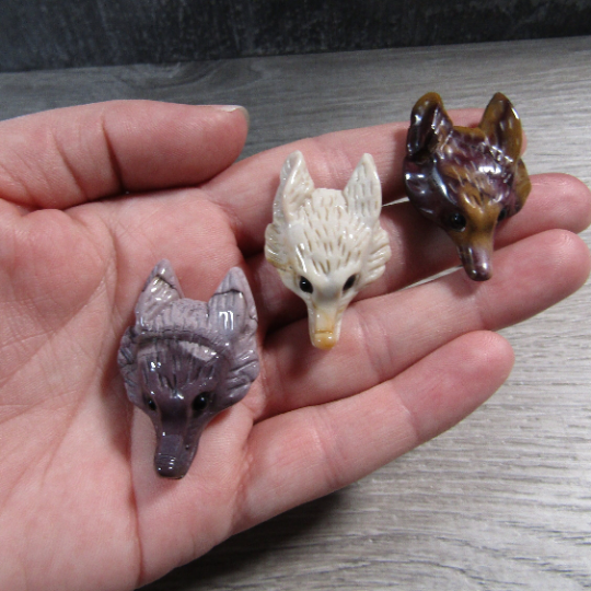 Assorted Fox Head Pendant