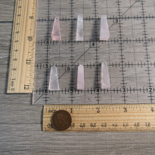 Gemstone Obelisk Points Small for Wire Wrapping or Gridding