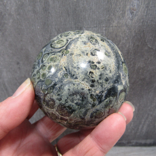 Kambaba Jasper Sphere Large Display Size