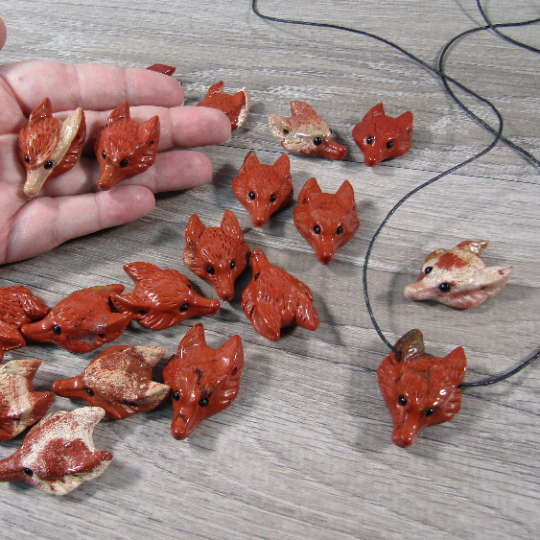 Assorted Fox Head Pendant