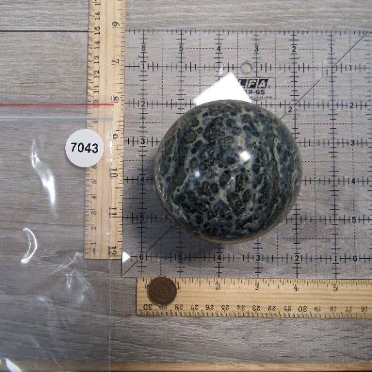 Kambaba Jasper Sphere Large Display Size