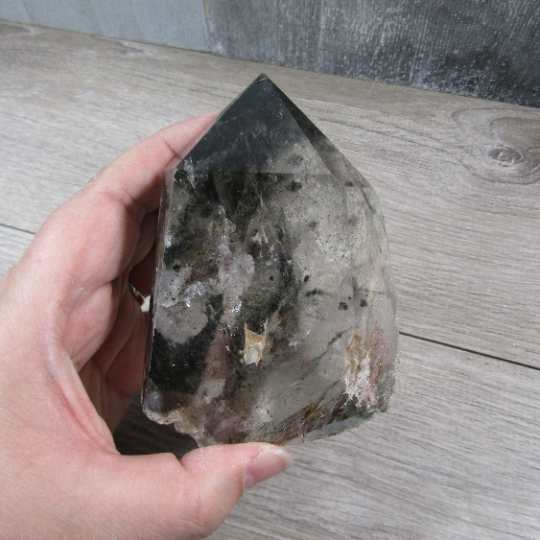 Chlorite Garden Phantom Quartz Large Display Size