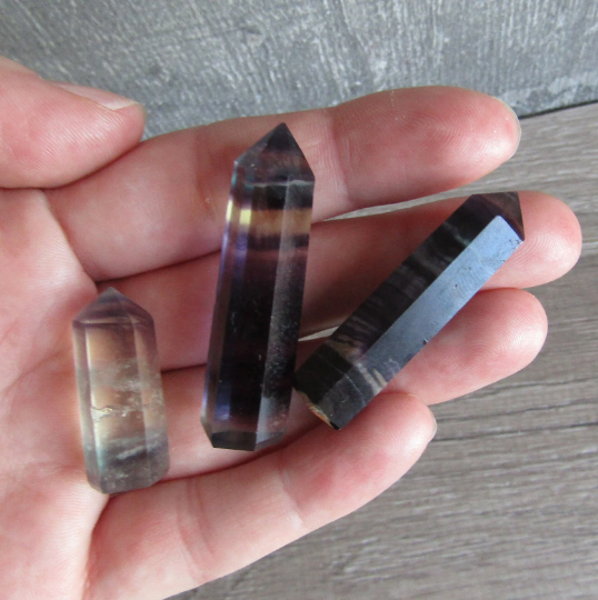 Gemstone Obelisk Points Small for Wire Wrapping or Gridding