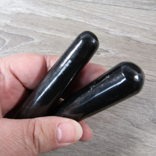 Gemstone Tapered Shungite Wand