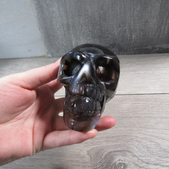 Gemstone Skull Large Display Size