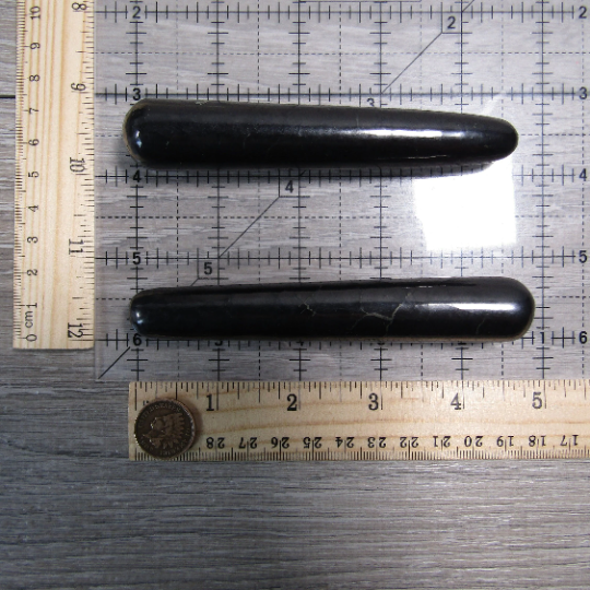 Gemstone Tapered Shungite Wand