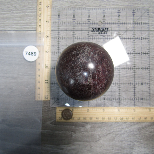 Garnet Sphere Large Display Size