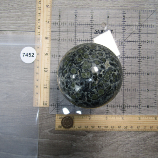 Kambaba Jasper Sphere Large Display Size