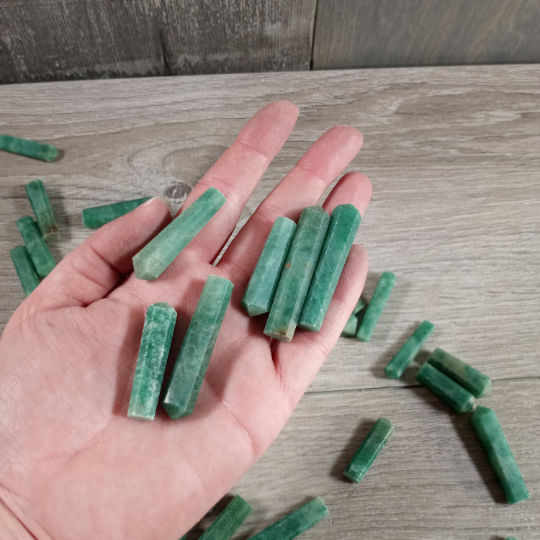 Gemstone Obelisk Points Small for Wire Wrapping or Gridding