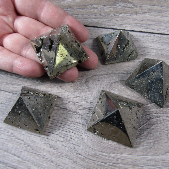 Gemstone Pyramids by the Inch