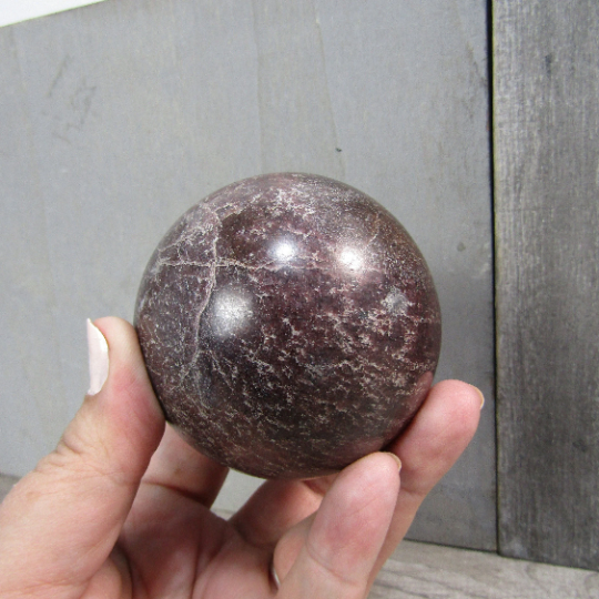 Garnet Sphere Large Display Size