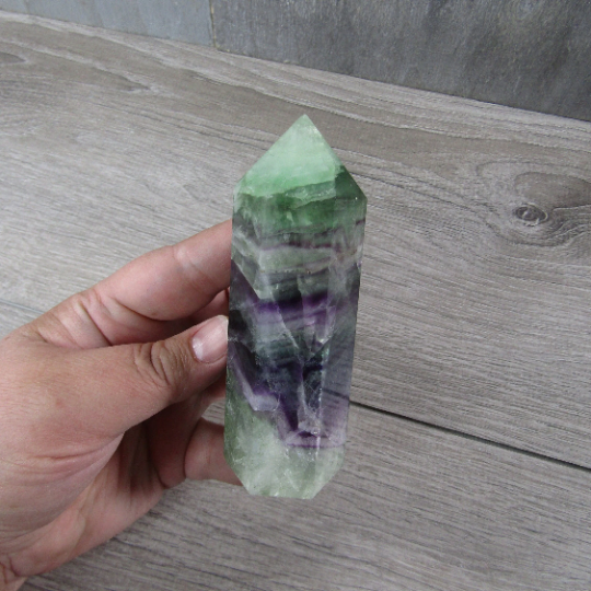 Fluorite Obelisk Large Display