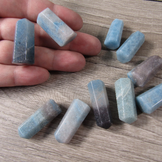 Gemstone Obelisk Points Small for Wire Wrapping or Gridding