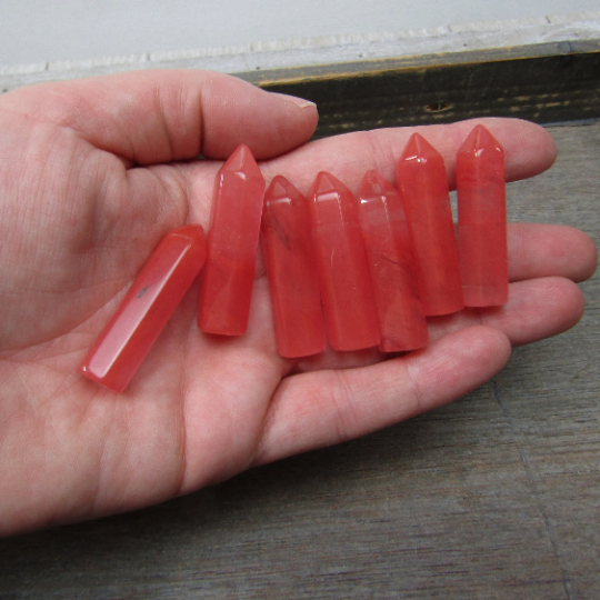 Gemstone Obelisk Points Small for Wire Wrapping or Gridding