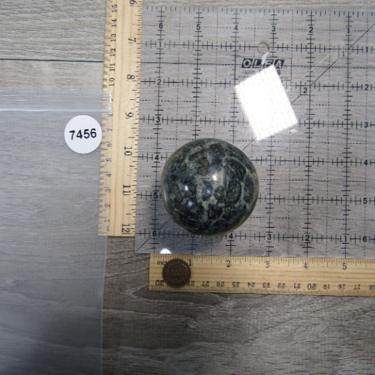 Kambaba Jasper Sphere Large Display Size