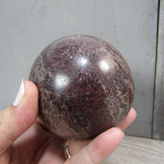 Garnet Sphere Large Display Size