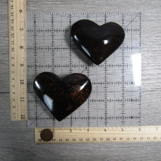 Gemstone Hearts in Larger Sizes