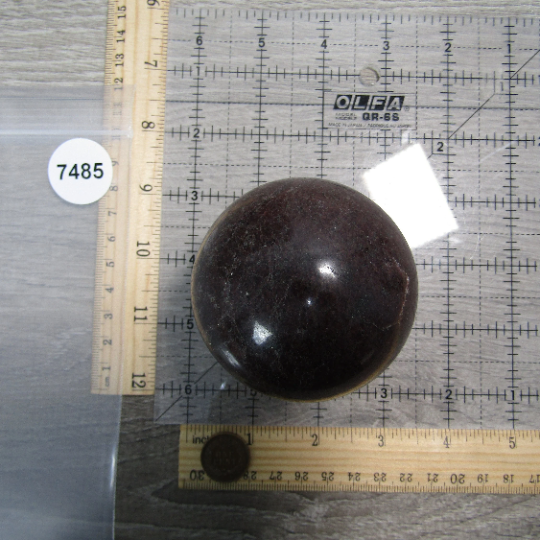 Garnet Sphere Large Display Size