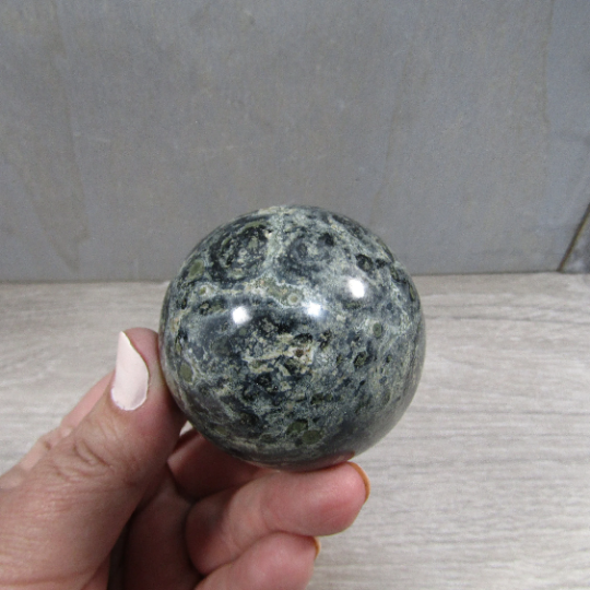 Kambaba Jasper Sphere Large Display Size