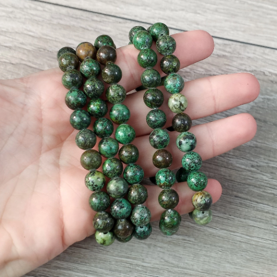 Gemstone 8 mm Round Bracelets