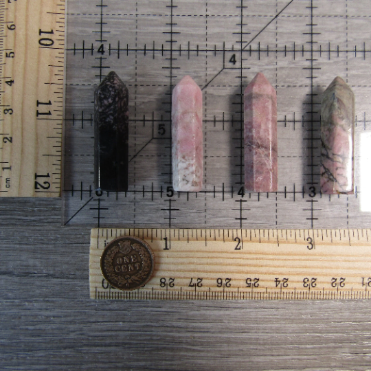 Gemstone Obelisk Points Small for Wire Wrapping or Gridding