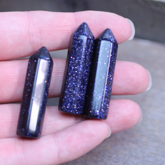 Gemstone Obelisk Points Small for Wire Wrapping or Gridding