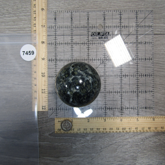 Kambaba Jasper Sphere Large Display Size