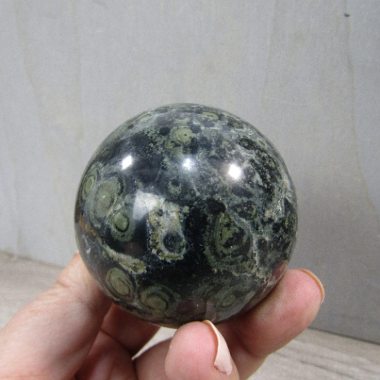 Kambaba Jasper Sphere Large Display Size