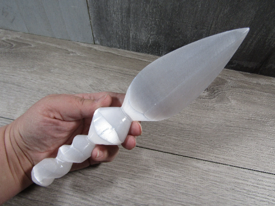 Selenite Polished Wands and Athame Blades – Assorted Styles Metaphysical Shops