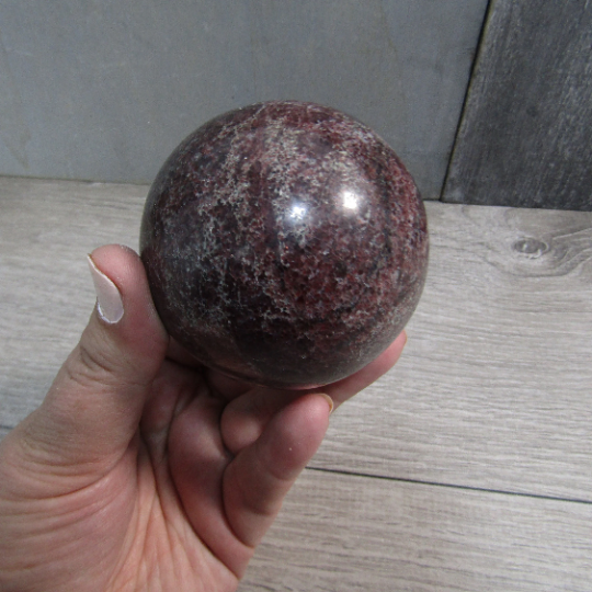 Garnet Sphere Large Display Size