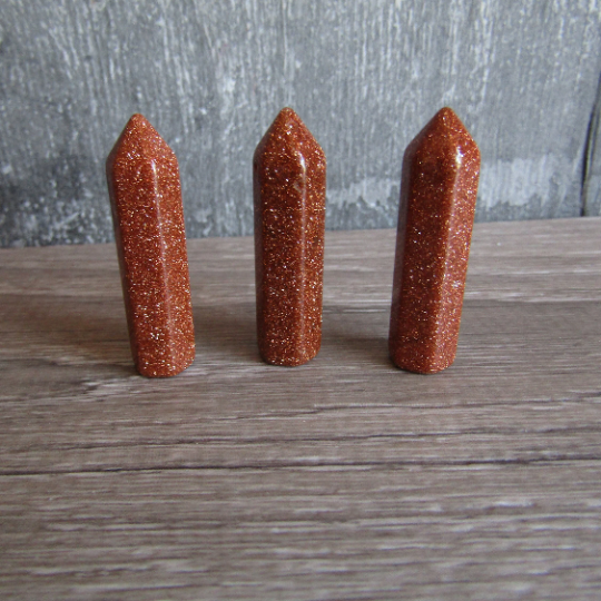 Gemstone Obelisk Points Small for Wire Wrapping or Gridding