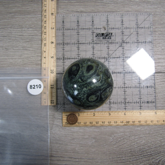 Kambaba Jasper Sphere Large Display Size