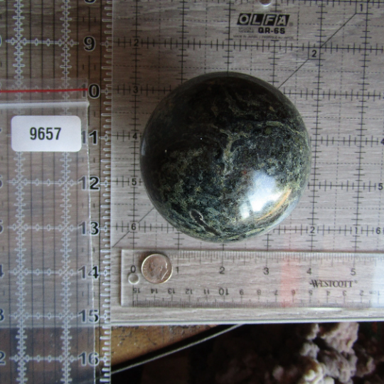 Kambaba Jasper Sphere Large Display Size