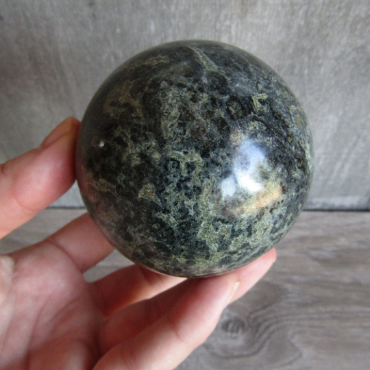 Kambaba Jasper Sphere Large Display Size