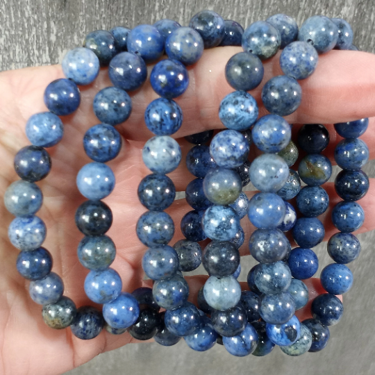 Gemstone 8 mm Round Bracelets