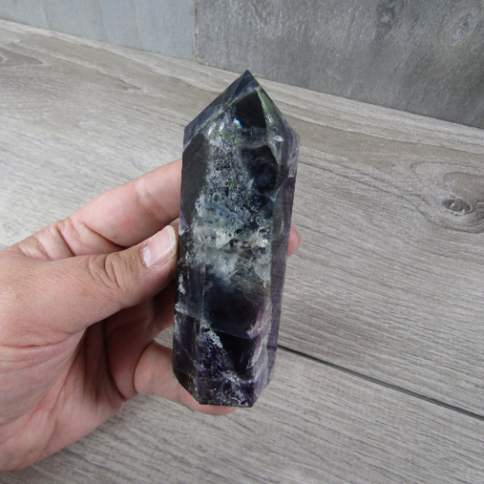 Fluorite Obelisk Large Display