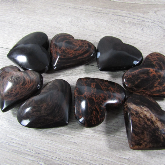 Gemstone Hearts in Larger Sizes