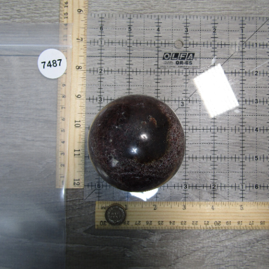 Garnet Sphere Large Display Size