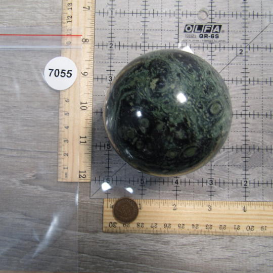 Kambaba Jasper Sphere Large Display Size