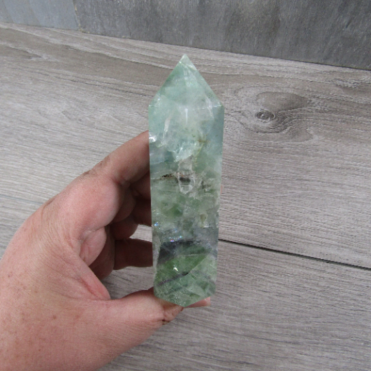 Fluorite Obelisk Large Display