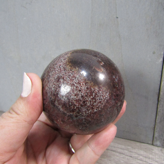 Garnet Sphere Large Display Size