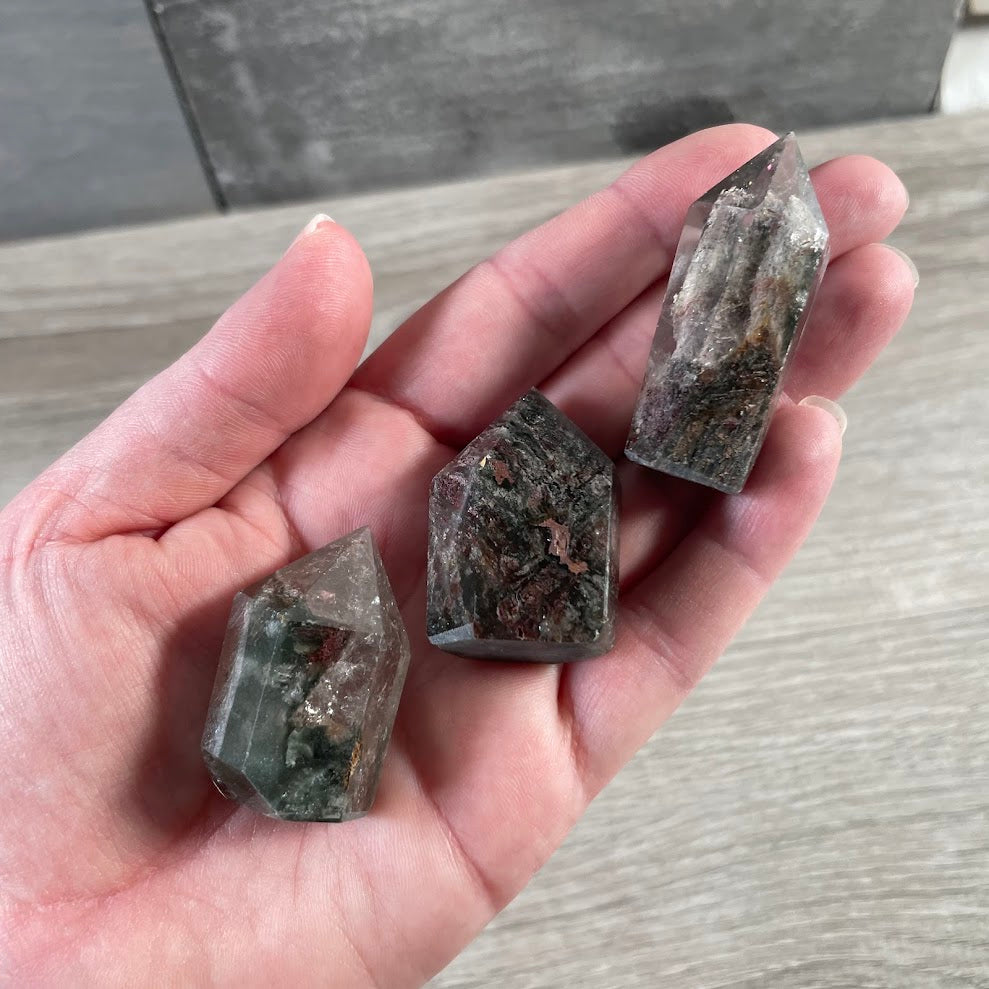 Gemstone Obelisk 1-2 oz | Small Crystal Tower, Grids & Decor