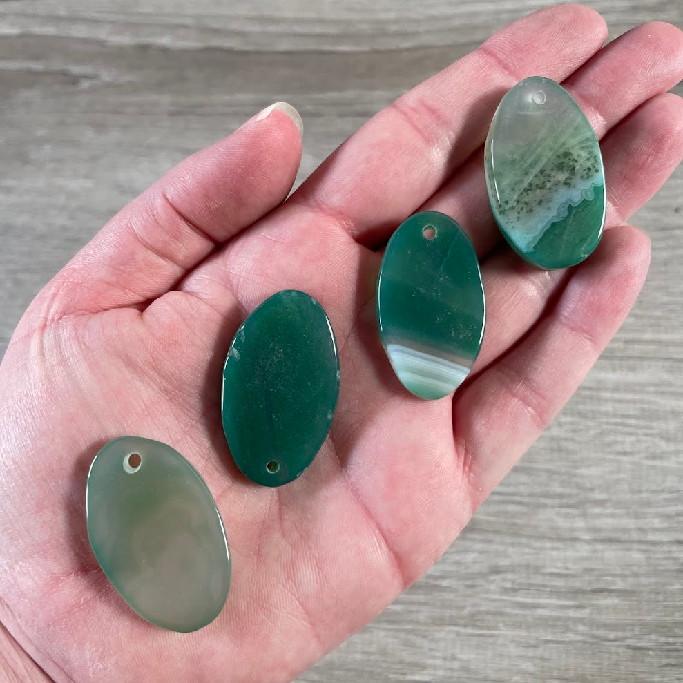 green focal beads inexpensive crafting supplies