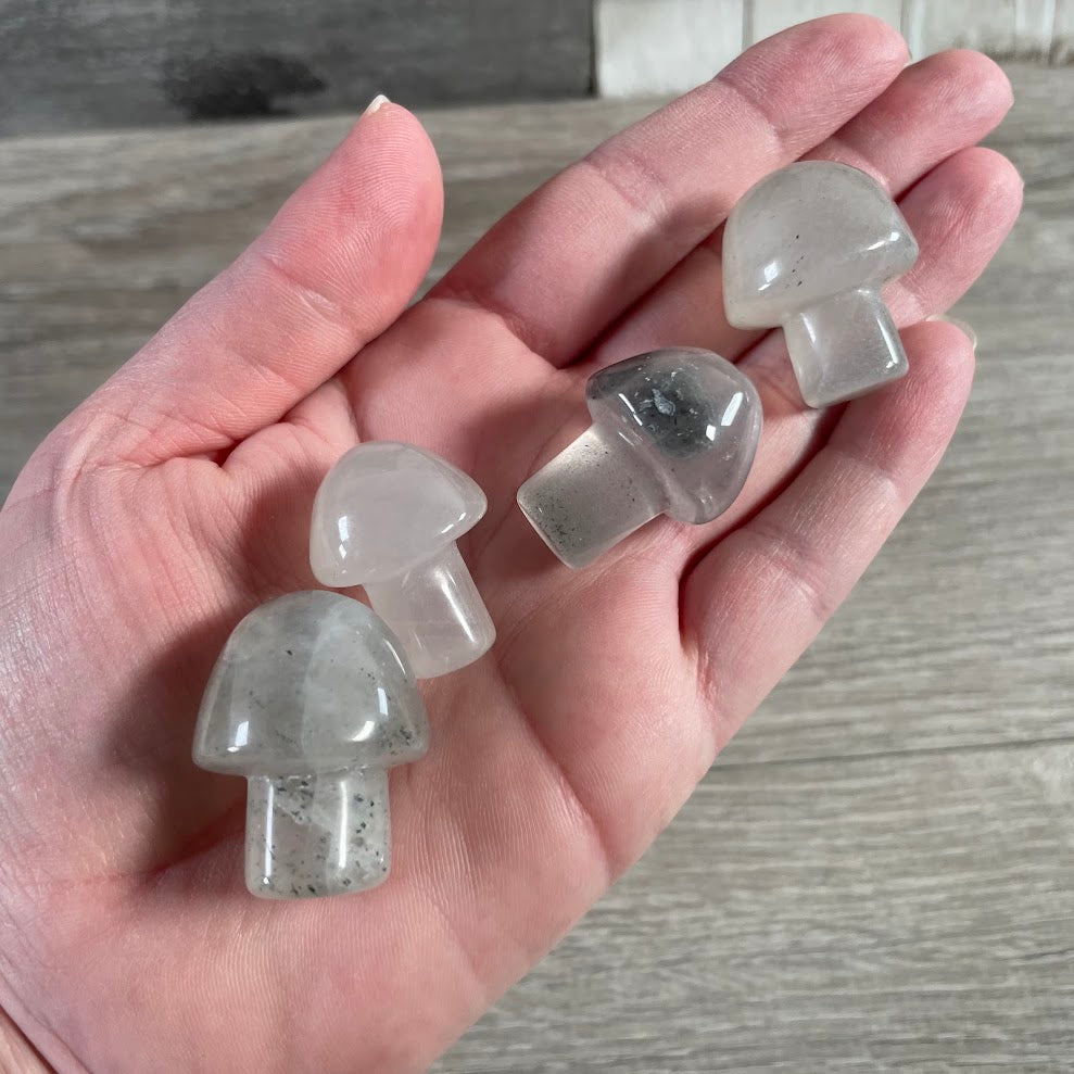 Brazilian crystal mushroom figurines wholesale retail inventory