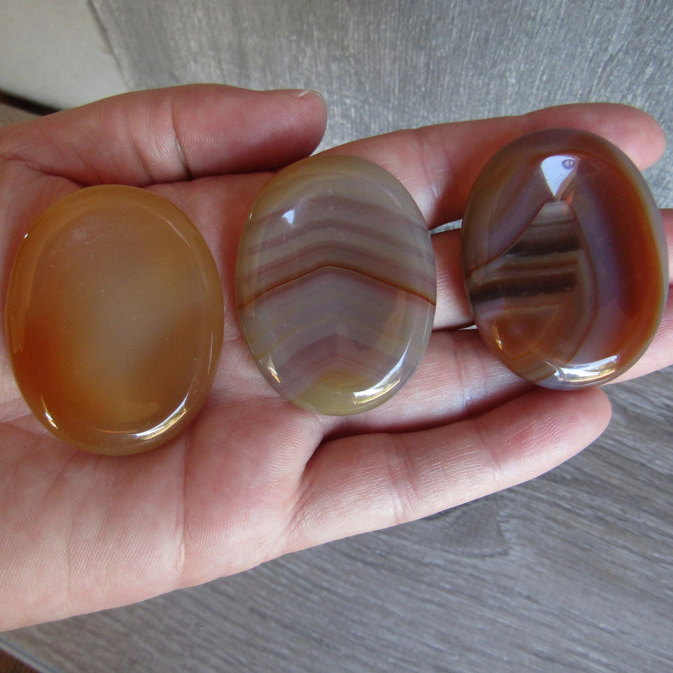 Gemstones Oval Worry Stone