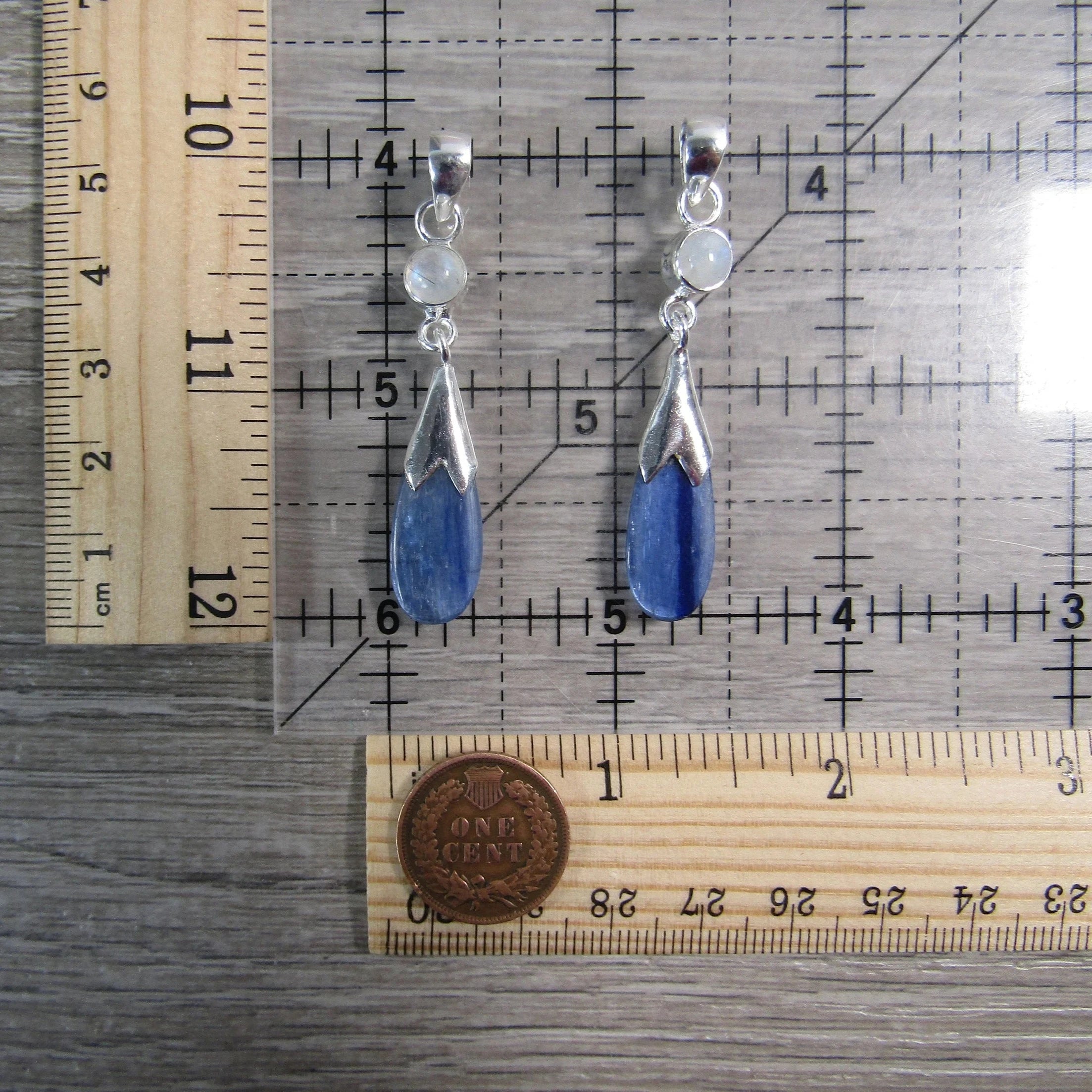 Kyanite Sterling Silver Pendants