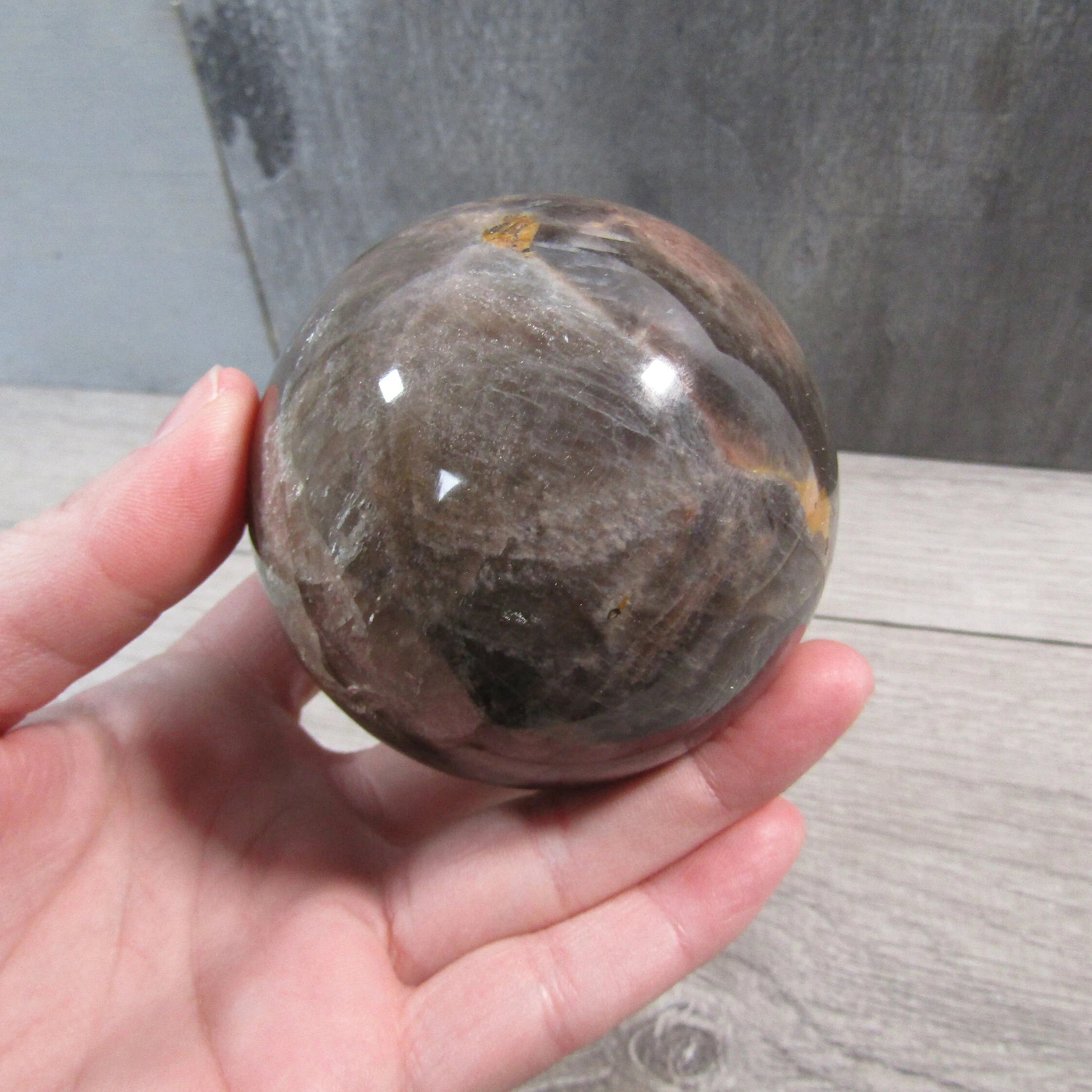 Moonstone Spheres Large Display Size