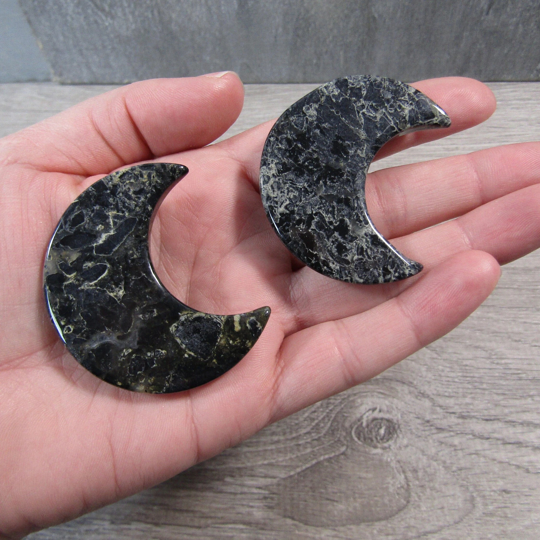 Gemstone Crescent Moon