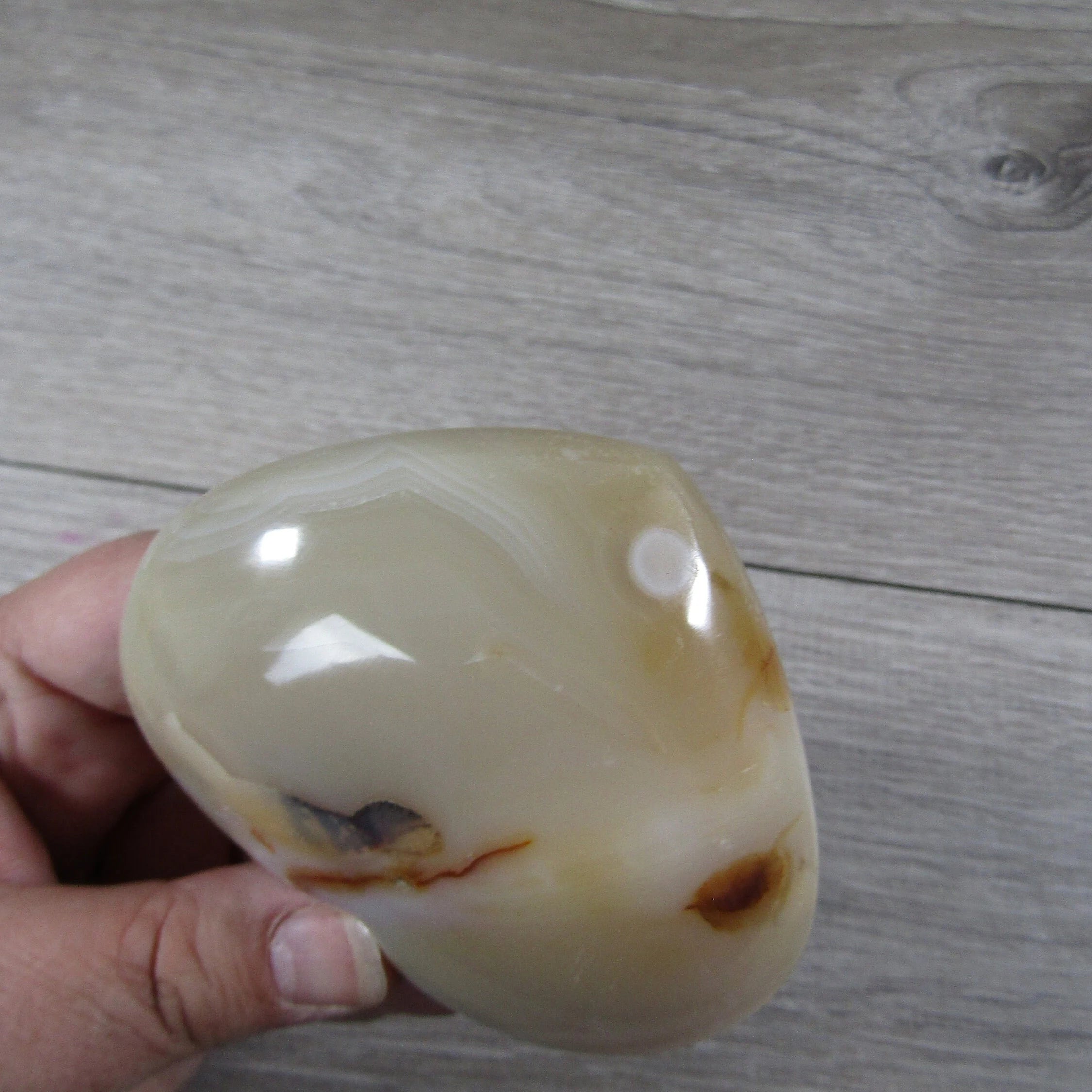 Dendritic Agate/Opal Heart Large Display Size